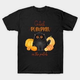 chonky black cat T-Shirt